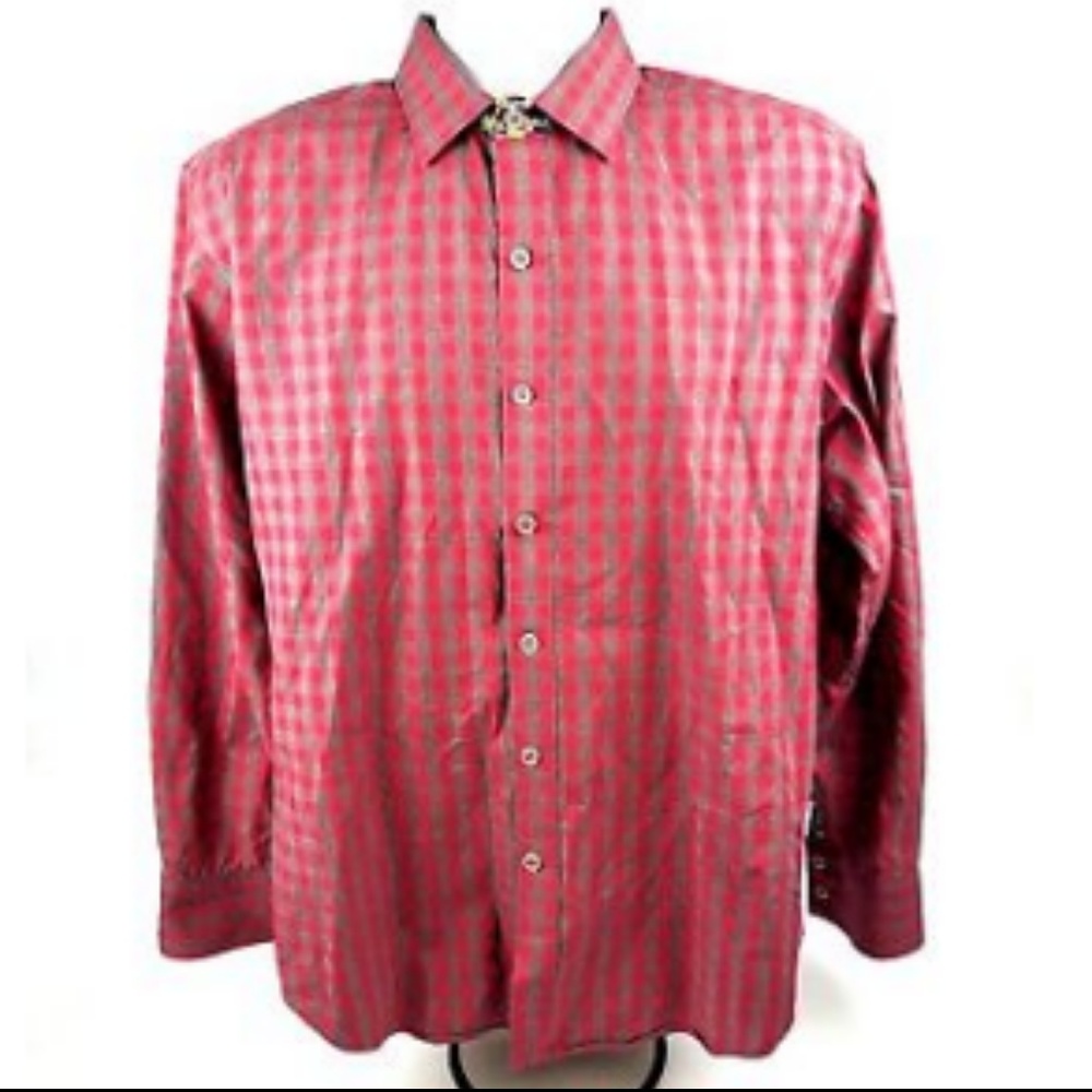 Robert Graham X Mens Large Button Front